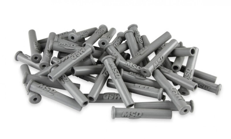 Boots, Straight, Logo Gray Silicone, 50EA