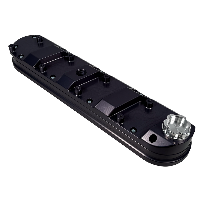 Black anodized TooHighPsi LSX valve covers