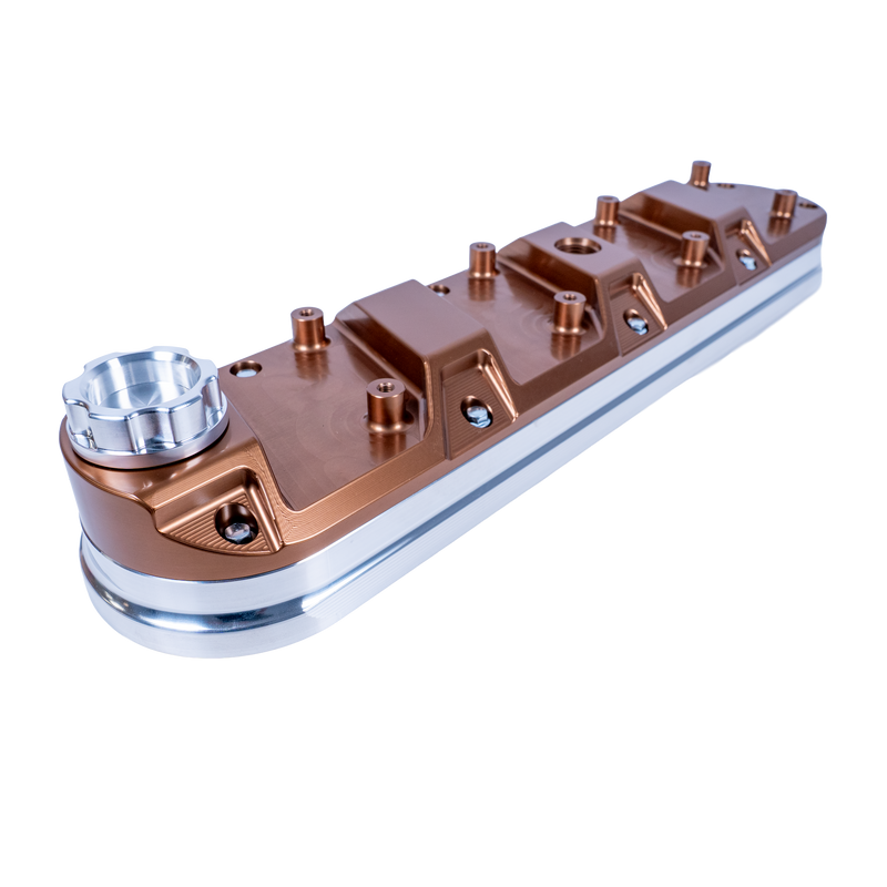 Bronze anodized TooHighPsi LSX valve covers