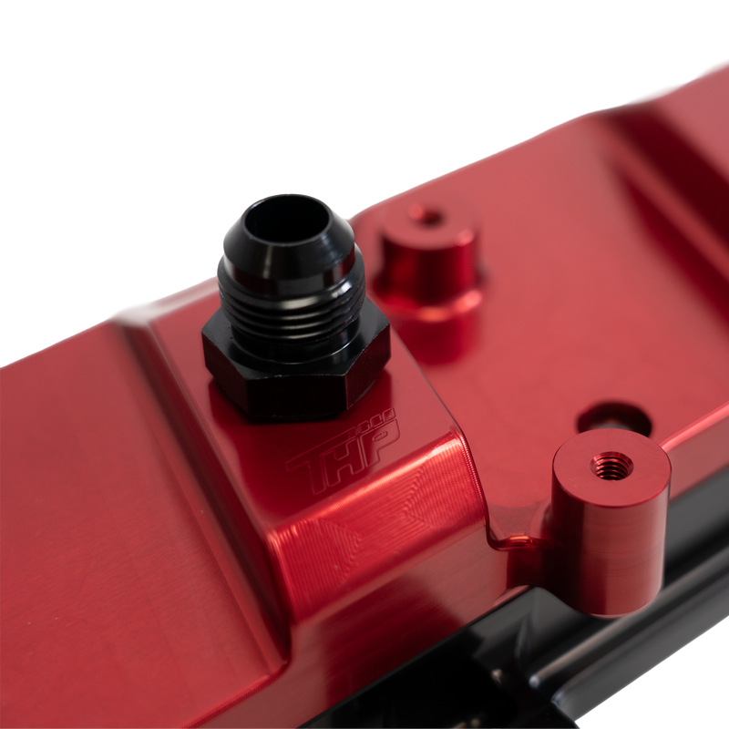 Red anodized TooHighPsi LTX valve covers