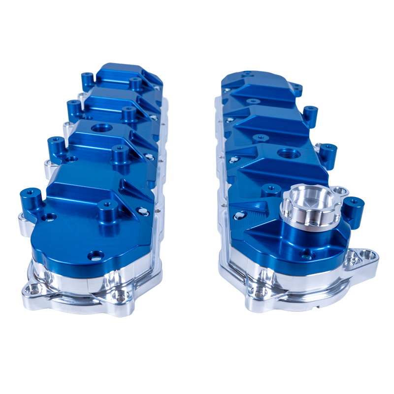 TooHighPsi two piece LTX billet valve cover assembly