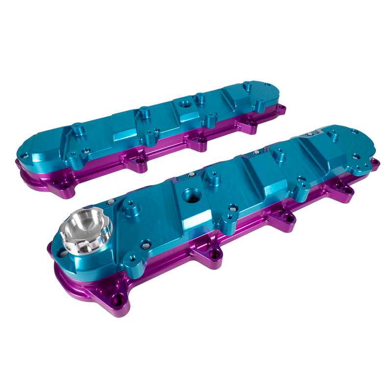 Raw billet TooHighPsi L8X valve covers