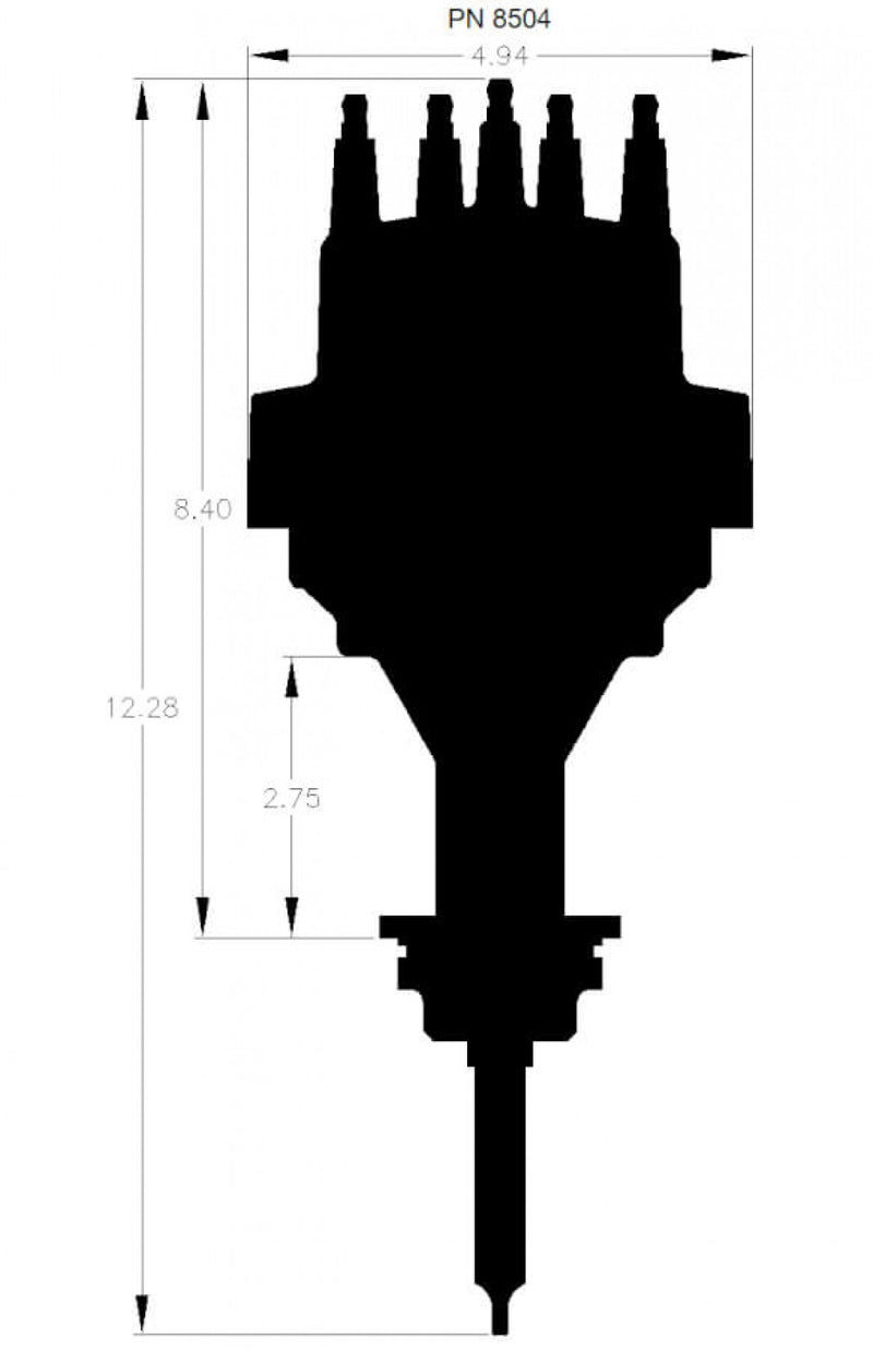 Chrysler, 318, 340, 360, E-Curve Distributor