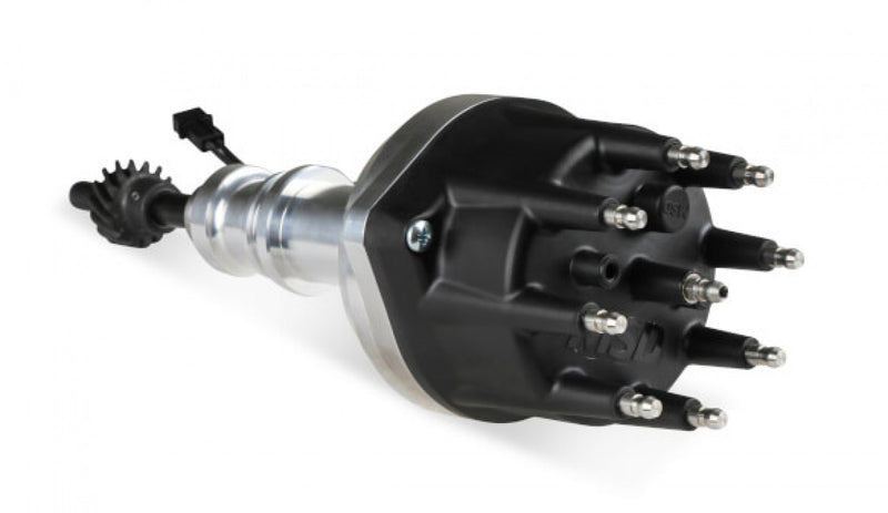 MSD Distributor Ford 289-302, Pro Billet, Small Black Cap, Steel Gear