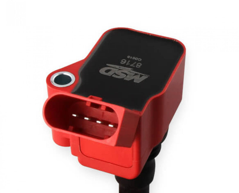 MSD Ignition Coil - Blaster Series - VW / Audi 1.8L/2.0L Engines - Red