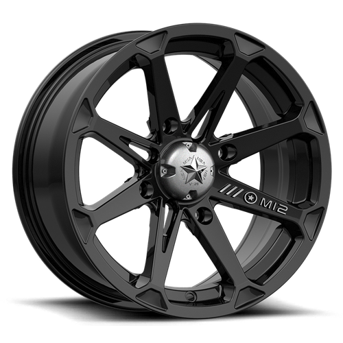 DIESEL UTV 20X7 4X137 GLOSS BLACK 10MM
