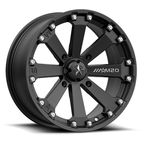 KORE UTV 14X7 4X110 MATTE BLACK -52MM