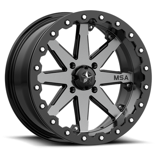 LOK UTV 14X10 4X110 CHARCOAL TINT -10MM