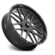 PORTAL UTV 24X7 4X156 115 G-BLK-MILL +0