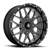 PORTAL UTV 15X7 4X156 115 G-BLK-MILL +10