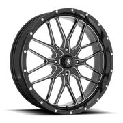 PORTAL UTV 24X7 4X137 112 G-BLK-MILL +0