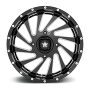 BLADE UTV 18X7 4X137 112 G-BLK-MILL +0