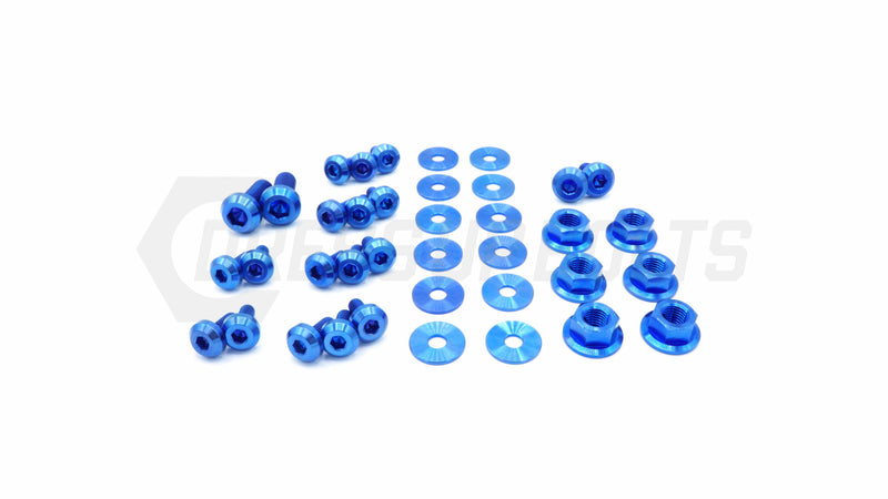 Dress Up Bolts Stage 1 Titanium Hardware Engine Bay Kit - Mitsubishi Evo VIII