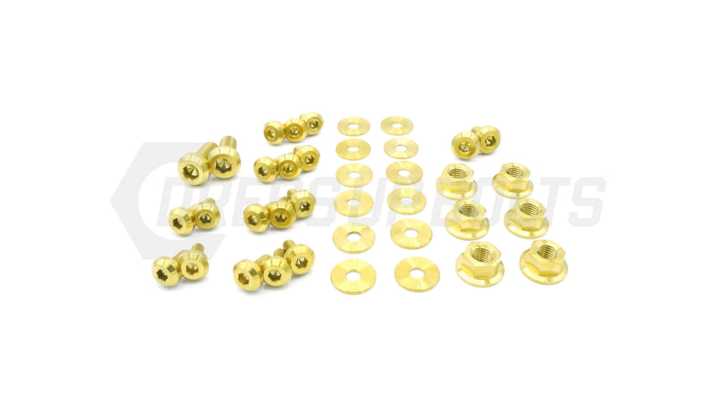 Dress Up Bolts Stage 1 Titanium Hardware Engine Bay Kit - Mitsubishi Evo VIII