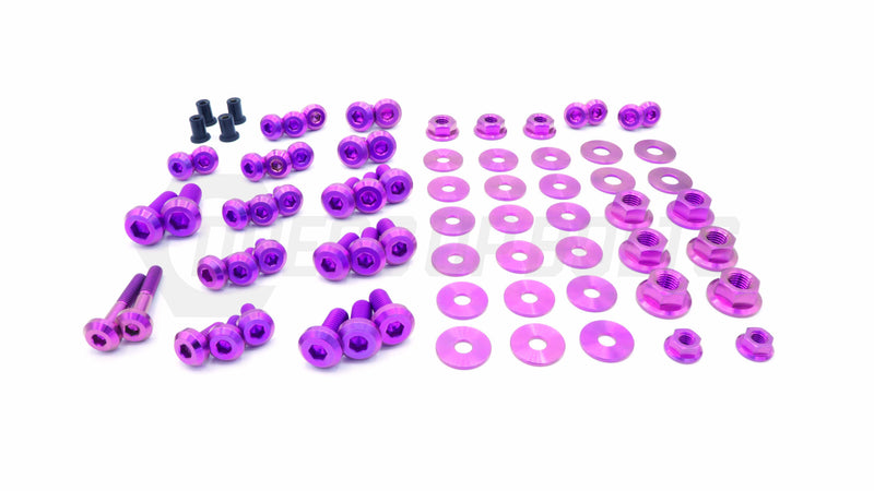 Dress Up Bolts Stage 2 Titanium Hardware Engine Bay Kit - Mitsubishi Evo VIII