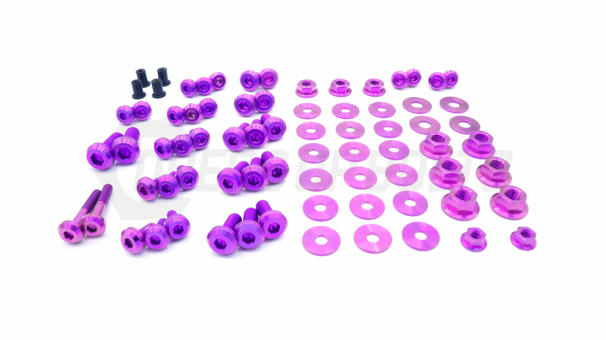 Dress Up Bolts Stage 2 Titanium Hardware Engine Bay Kit - Mitsubishi Evo VIII