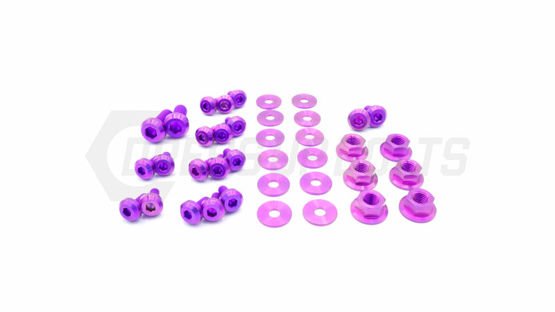 Dress Up Bolts Stage 1 Titanium Hardware Engine Bay Kit - Mitsubishi Evo VIII