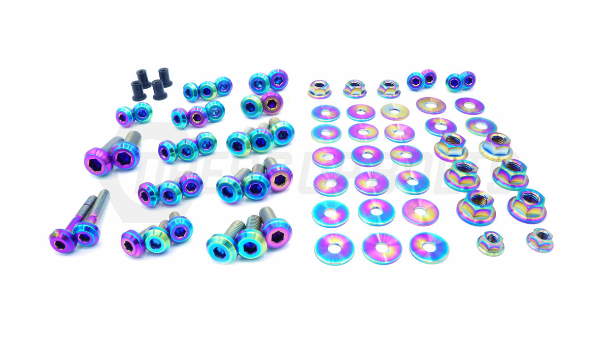 Dress Up Bolts Stage 2 Titanium Hardware Engine Bay Kit - Mitsubishi Evo VIII