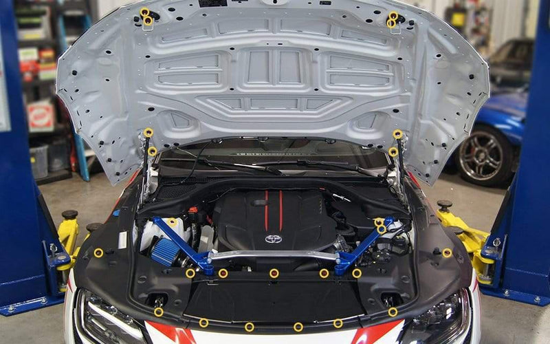 Dress Up Bolts Stage 1 Titanium Hardware Engine Bay Kit - Toyota Supra MKV