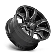 MO804 22X12 5X5.0/5.5 G-BLK MILL -44MM