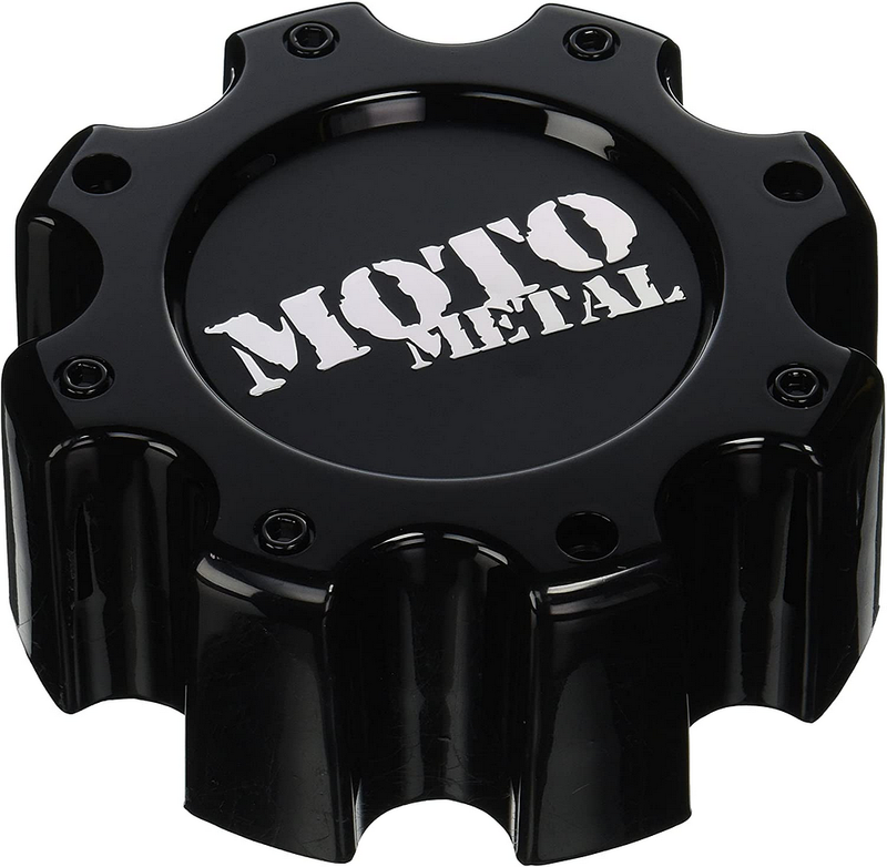 MOTO METAL CAP 8 LUG - GLOSS BLACK