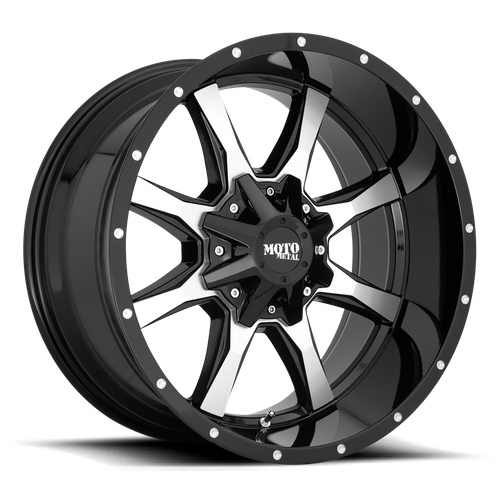 MO970 17X8 5X5.5/150 MACH G-BLK 00MM