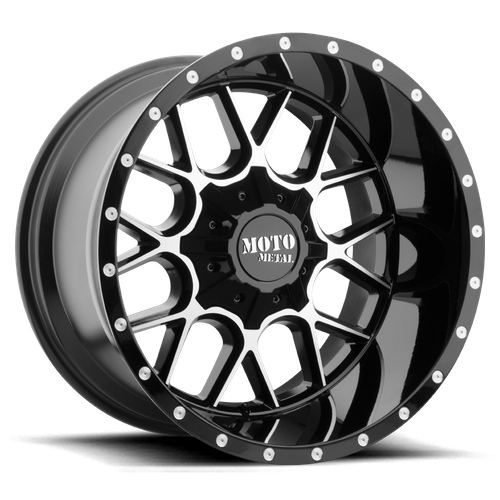MO986 22X10 6X135/5.5 G-BLK MACH -18MM