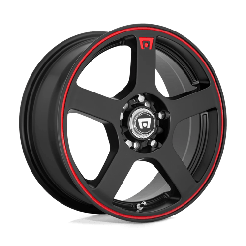 MR116 16X7 5X112/4.5 M-BLK/RED +40MM