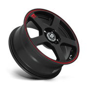 MR116 17X7 4X100/4.5 M-BLK/RED +40MM