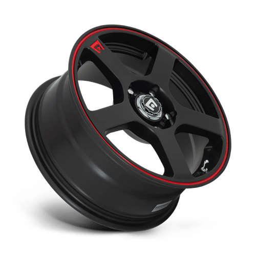 MR116 17X7 4X100/4.5 M-BLK/RED +40MM