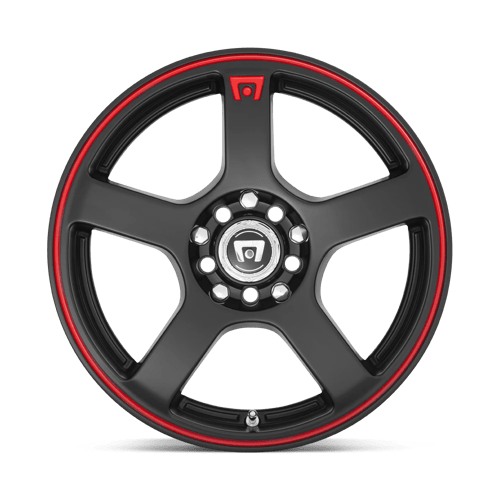 MR116 16X7 5X112/4.5 M-BLK/RED +40MM