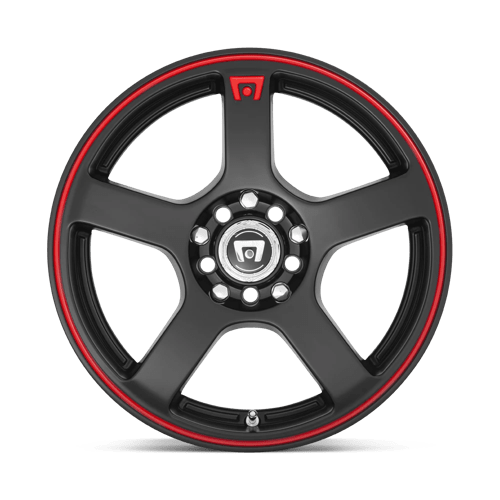 MR116 17X7 4X100/4.5 M-BLK/RED +40MM