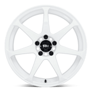 BATTLE 17X8 5X4.25 72 +43 WHITE