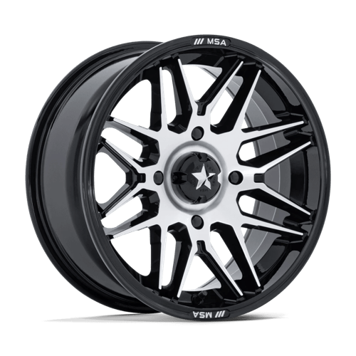 RADAR UTV 15X7 5X4.5 72 +10 G-BLK-MCH