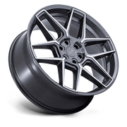 RISE 22X9.5 5X120 72 +30 ANTH MACH-FC