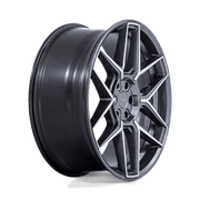 RISE 22X9.5 5X120 72 +30 ANTH MACH-FC