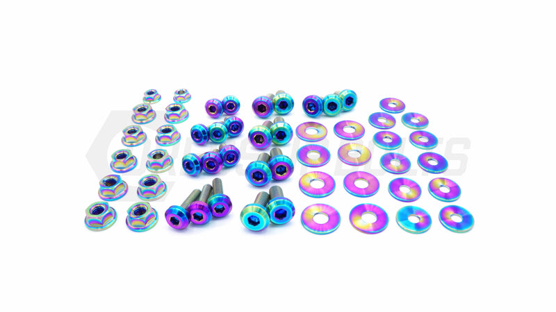 Dress Up Bolts Stage 1 Titanium Hardware Engine Bay Kit - Nissan 350Z (2003-2006)