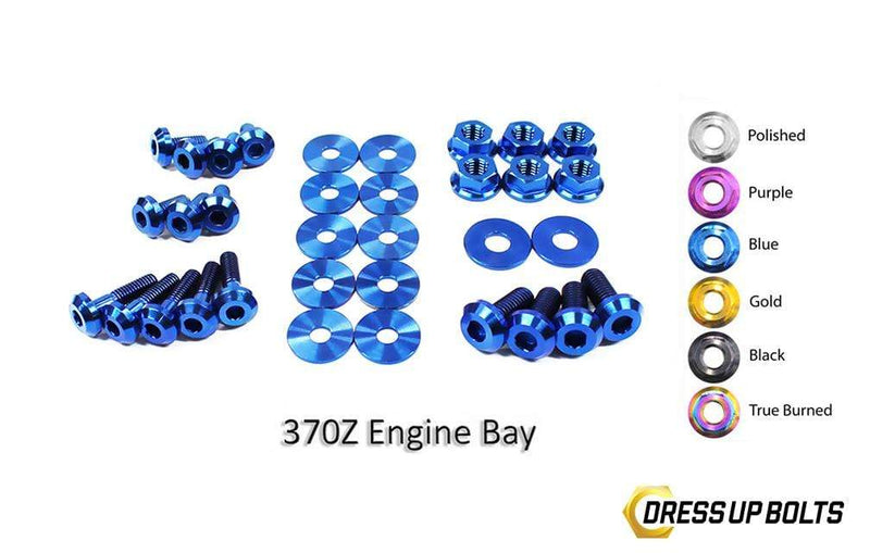 Dress Up Bolts Titanium Hardware Engine Bay Kit - Nissan 370Z (2009-2020)