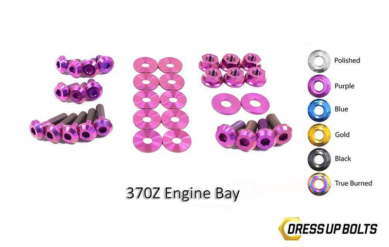 Dress Up Bolts Titanium Hardware Engine Bay Kit - Nissan 370Z (2009-2020)