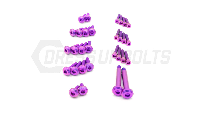 Dress Up Bolts Stage 2 Titanium Hardware Engine Kit - RB26 Engine