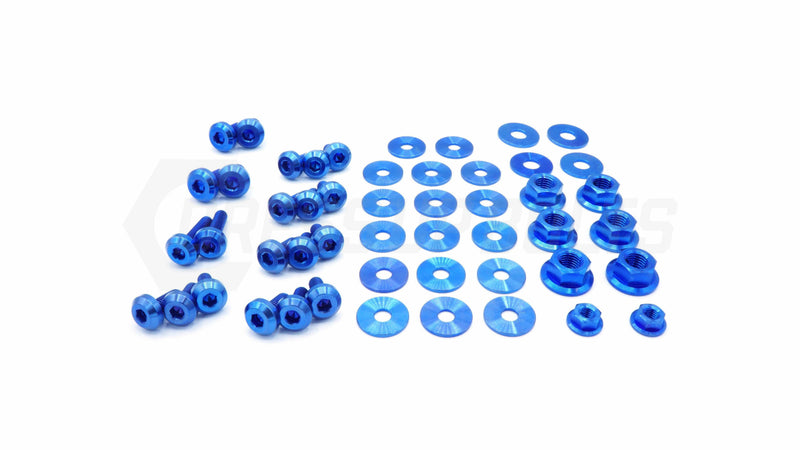 Dress Up Bolts Titanium Hardware Engine Bay Kit - Nissan Skyline GTS-R (R31)
