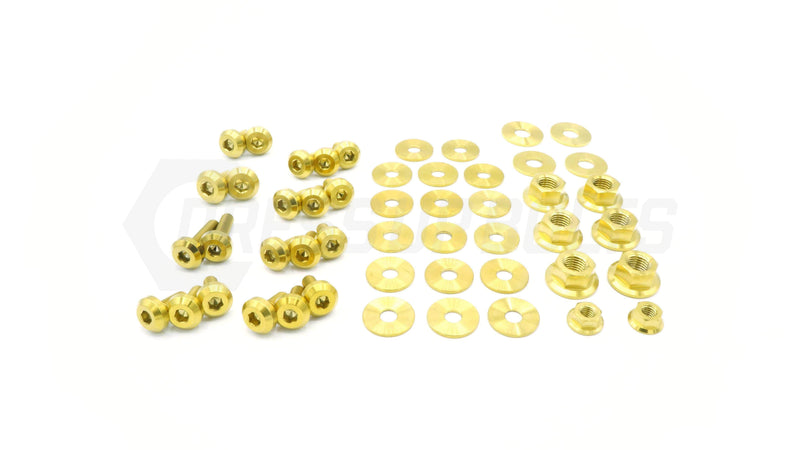Dress Up Bolts Titanium Hardware Engine Bay Kit - Nissan Skyline GTS-R (R31)