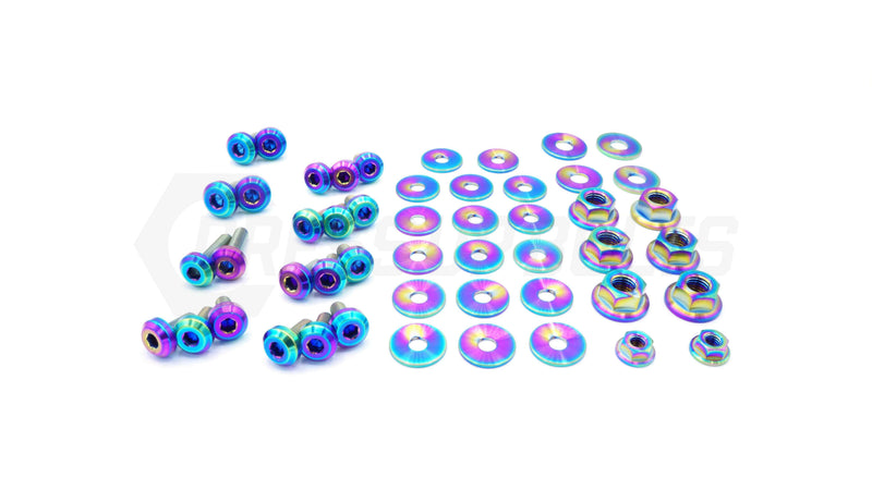 Dress Up Bolts Titanium Hardware Engine Bay Kit - Nissan Skyline GTS-R (R31)