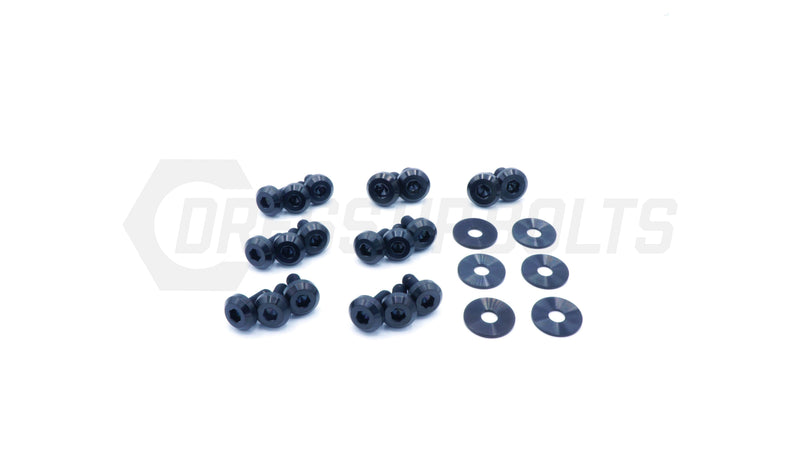Nissan Silvia S13 (1989-1995) Titanium Dress Up Bolts Partial Engine Bay Kit