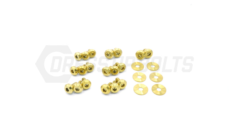 Nissan Silvia S13 (1989-1995) Titanium Dress Up Bolts Partial Engine Bay Kit