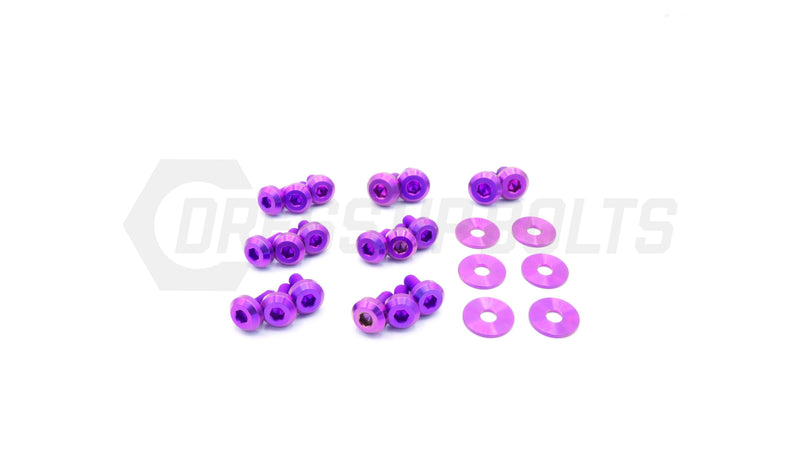 Nissan Silvia S13 (1989-1995) Titanium Dress Up Bolts Partial Engine Bay Kit