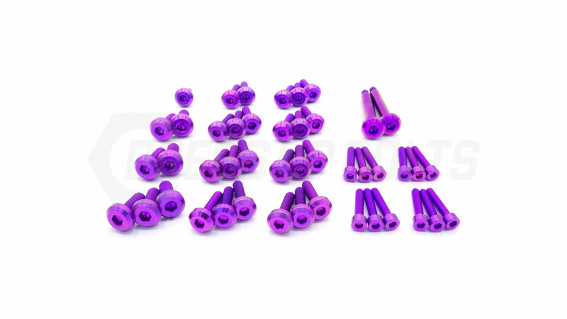 Dress Up Bolts Stage 2 Titanium Hardware Engine Kit - RB25 Engine
