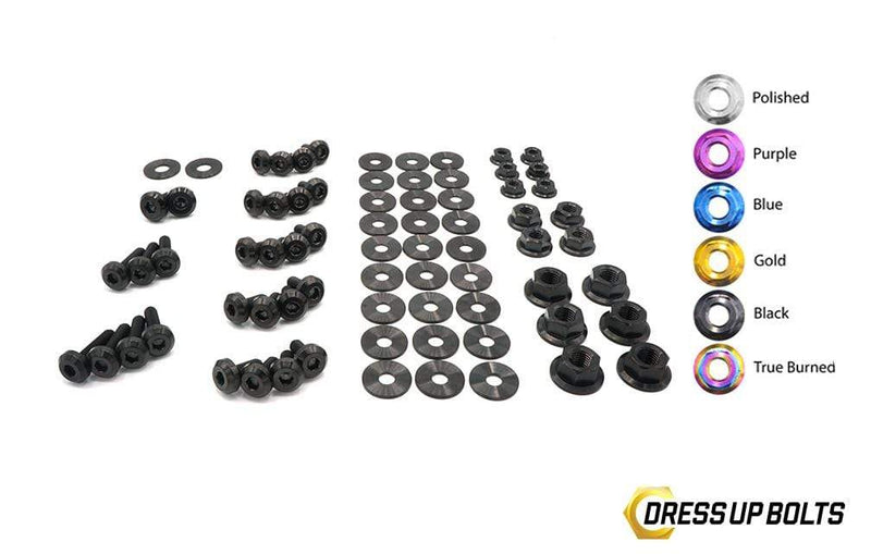 Dress Up Bolts Stage 2 Titanium Hardware Engine Bay Kit - Nissan S15 (1999-2002)