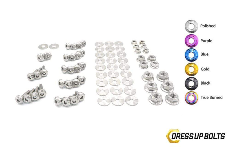 Dress Up Bolts Stage 2 Titanium Hardware Engine Bay Kit - Nissan S15 (1999-2002)
