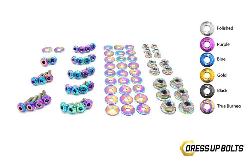 Dress Up Bolts Stage 2 Titanium Hardware Engine Bay Kit - Nissan S15 (1999-2002)
